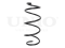 Front coil spring thumb
