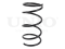 Front coil spring thumb