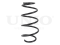 Front coil spring thumb
