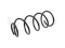Front coil spring thumb
