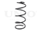 Front coil spring thumb