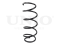 Front coil spring thumb