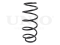 Front coil spring thumb