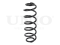 Rear coil spring thumb