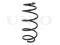 Front coil spring thumb