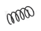 Front coil spring thumb