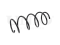 Front coil spring thumb