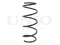 Front coil spring thumb