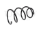 Front coil spring thumb