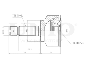 ШРУС внешний photo
