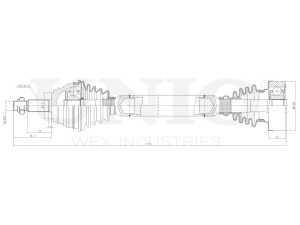 Front right drive shaft assembly photo
