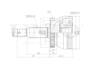 Outer CV joint photo