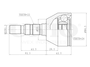 ШРУС внешний photo