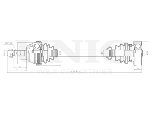 Привод в сборе передний левый  photo