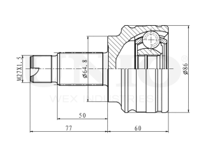 Outer CV joint photo