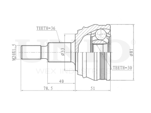 Outer CV joint photo
