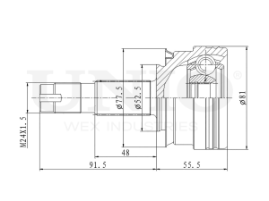 Outer CV joint photo
