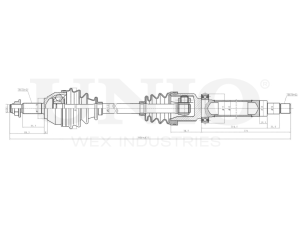 Front right drive shaft assembly photo