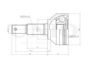Outer CV joint photo