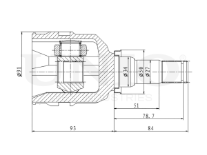 Inner CV joint photo