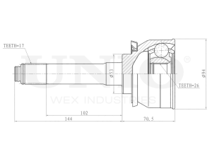 Outer CV joint photo