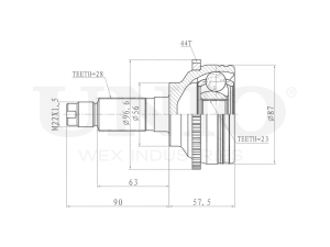 Outer CV joint photo