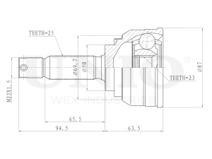 Outer CV joint photo