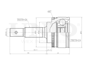 Outer CV joint photo