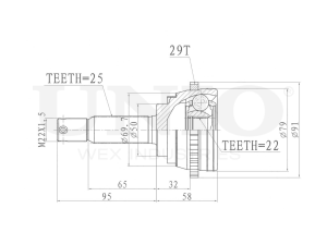 ШРУС внешний photo