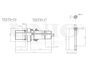 Вал приводной, передний photo