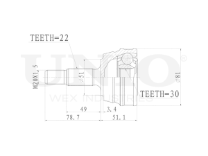 ШРУС внешний photo