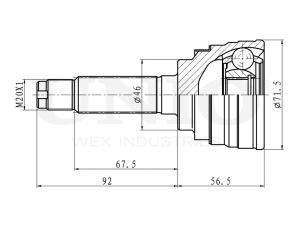 Outer CV joint photo