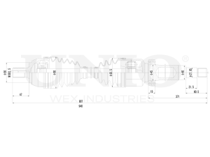 Front right drive shaft assembly photo