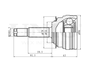 Outer CV joint photo