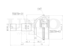 Outer CV joint photo