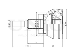 Outer CV joint photo