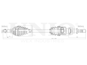 Front right drive shaft assembly photo