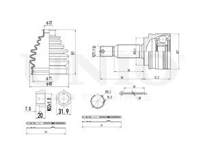 ШРУС внешний photo