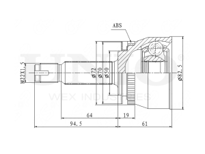 ШРУС внешний photo