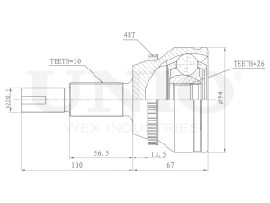 ШРУС внешний photo