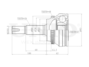 Outer CV joint photo