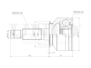 Outer CV joint photo