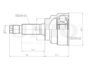 ШРУС внешний photo