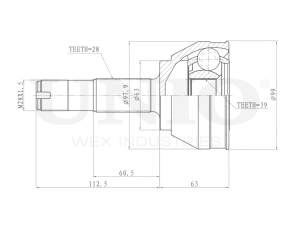 Outer CV joint photo