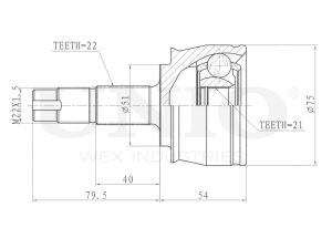 Outer CV joint photo