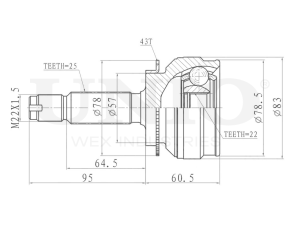 Outer CV joint photo