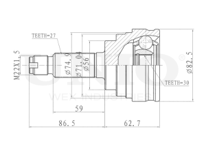 Outer CV joint photo