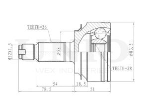 Outer CV joint photo