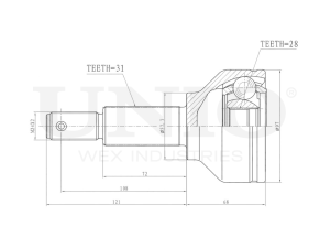 Outer CV joint photo