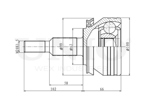 Outer CV joint photo